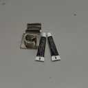 Shower Head Holder All Metal Handheld Shower Wand Bracket Adhesive Shower Wall Mount Holder Brass Shower Spray Holder Brushed Nickel, Drill Free Glue Installation