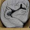 MLILY Tri-Fold Memory Foam Mattress Topper, 4 inch Twin XL Folding Mattress with Collapsible and Washable Cover, Travel and Guest Mat, 80"38"4", Grey