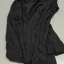 Hanes Womens Slub Knit Full-Zip Hoodie, Textured Cotton Zip-Up T-Shirt Hoodie for Women (XX-Large, Black)