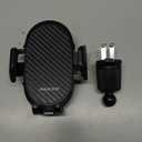 Miracase Phone Holders for Your Car with Metal Hook Clip, Air Vent Cell Phone Stand Car Mount, Universal Automobile Cradle for Garmin GPS Fit iPhone Android and All Smartphones, Dark Black (1 Pack)