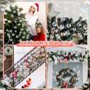 4 Pcs 14.96 Inches Iridescent Valentine's Day Tree Picks Iridescent Ball Ornaments Sticks Picks Garland for Wreath DIY Crafts Vase Filler Branches Tree Topper Home Stairs Decoration