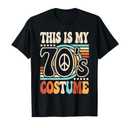 This Is My 70's Costume 70s Party Outfit Groovy Hippie Disco T-Shirt Size 3XL