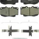 BOSCH BC799 QuietCast Premium Ceramic Disc Brake Pad Set - Compatible with Select Toyota Tacoma; Front