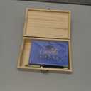 Resurhang 60 Pcs Blue Graduation Wooden Card Box 2026 Graduation Advice and Wishes Cards with Pen Class of 2026 Gifts for the Graduate Grad Party Decorations High School College