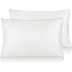 Cotton Toddler Pillowcase 14x20 Envelope: Long-Staple Cotton, Ultra Soft Breathable Durable, Travel Pillow Cover 2 Pack by Fittia (Ivory)