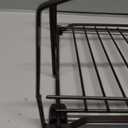Deco Brothers Cookware Organizer Rack for Kitchen Cabinet, 3 Slot Holder, Bronze