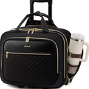 LOVEVOOK Rolling Laptop Bag for Women, Underseat Carry On Bag with Wheels
Fits 17.3 Inch Laptop, 30L Capacity, Silent Wheels, Rolling Briefcase, Carry On Luggage, Personal Item for Work Travel