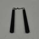 Safe Solid Rubber Nunchucks Nunchakus with Steel Chain and Bearing Ball System only for Adults and Professionals Perform, Practice, Exercise (1Pcs)