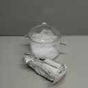 Clear Glass Simmer Pot for Stove Potpourri Cooking Saucepan with Cover Cookware Set Heat-Resistant Stovetop Pot And Pan with Lid, Soup, Milk, Baby Food,Fruit and Spices 1.5L/ 50 FL OZ (1.6 Quarts)