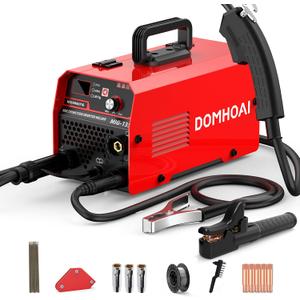 MIG Welder 110V, 135A Flux Core Welder Flux MIG/Lift TIG/Stick 3in1 Welding Machine IGBT Inverter Welder with Synergy and Portable Gasless Welder Equipment