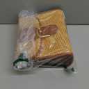 boshiho Retro Straw Woven Handbag Womens Small Cross Body Bag Shoulder Messenger Satchel, Brown