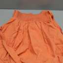 CUPSHE Women Casual Dress Beach Sleeveless V Neck Summer Cutout Spaghetti Straps Formal Maxi Sun Dresses (Small, Orange)