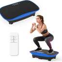 Vibration Plate Exercise Machine, Shake Vibrating Fitness Platform with Remote, 10 Speed, LED Display, Full Body Workout Shaker Machine Board for Lymphatic Drainage, Weight Loss
