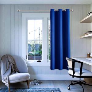 ChrisDowa Grommet Blackout Curtains for Bedroom - Thermal Insulated Room Darkening Curtains for Living Room (1 Panel Set, 42W x 84L)