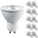 GU10 LED Bulbs, Dimmable 7W (50W Halogen Equivalent) LED Light Bulbs, 3000K Warm White Light, 10 Pack 630LM Bulb for recessed Ceiling Light Track Light Spotlight