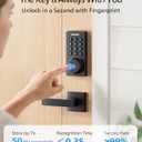 Philips WiFi Keypad Door Lock with Handle, Built-in WiFi, APP Remote Control, Voice & Fingerprint Unlock, Smart Locks for Front Door with Auto Lock, Digital Front Door Lock Set, Keyless Entry Deadbolt