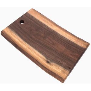 Live Edge Black Walnut Cutting Board 8" x 12"  Handcrafted by American Amish  Reversible, Durable, Unique Hardwood Slab  Food-Safe Finish  Premium Charcuterie & Serving Board