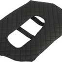 cciyu Black Jump Seat Armrest Cover Replacement fit for 2019-2025 for Chevy Silverado GMC Sierra Accessories Center Console Cover