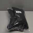 2 Pack Car Neck Pillow PU Leather Automotive Headrest Pillow for Car Support Neck Pain Relief Universal Car Pillow (Black)