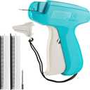 Mini Stitch Gun for Clothes, Tagging Gun & Easy Stitch Hemming Gun for Clothing, Quick Cloth Fixer Tool Kit with 2 Needles, 1500 Black & 1500 White Plastics Fasteners