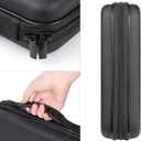 alavisxf xx CD Case, 96 Capacity EVA Protective Blu-ray DVD Case Portable Zipper CD Case Holder Disc Storage Organizer Wallet Bag for Car Home Travel (96 Capacity, Black96)