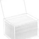 Mop Pad Holder Container, Floor Mopping Storage Acrylic Box for Fabric Softener Sheets, Clear