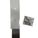 Bathroom Towel Bar, Wall Mounted, Modern Design Brush Nickel 9 Inch