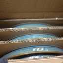 GBHOME Stoneware Dinnerware Sets for 6, 18-Piece Plates and Bowls Set, Space Blue