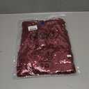 Women's Sparkling Sequin Fringe Mini Dress Party Clubwear Sleeveless Spaghetti Strap Bodycon Dress (L)