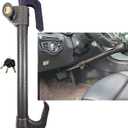 Steering Wheel Lock Anti-Theft Device, Esploratori Anti Theft Car Device, Car Lock,Car Anti Theft Device, Car Theft Prevention,Car Security Products,Antitheft Products(33.5in) (Black)