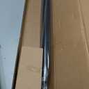 Ivilon Drapery Treatment Window Curtain Rod - Square Design 1 1/8 Rod. 72 to 144 Inch. Black