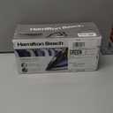 Hamilton Beach Steam Iron for Clothes & Garment Steamer with Smooth Press Stainless Steel Soleplate, 1200 Watts, 8 Retractable Cord(14214)