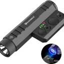 TOUGHSOUL Mlok/Picatinny Tactical Flashlight 2400 Lumen with Momentary Strobe Function, Weapon Light with Rechargeable Battery and Battery Level Indicator