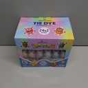 12 Colors Tie Dye Kit, Tie Dye Set for Kids, Pre-Filled Tye Dye Bottles, Non Toxic Permanent Fabric Dye Art Set, Easy DIY Fabric Art - Create Fun