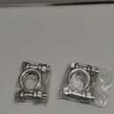 Stainless Steel D Ring Shackles 1/4" 5/16" 3/8" 1/2 inch 316 SS Heavy Duty Boat Anchor Shackle Marine Grade Bow Shackles with Cotter Pins