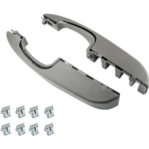 Pair Interior Door Pull Handle Front Left & Right Side Compatible with 2003-2019 Chevy Express GMC Savana 1500 2500 3500 Van Replaces 25750064 10388389