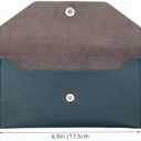 PU Leather Cash Envelope Wallet Money Pouch Organizer Small Cash Stuffing Wallet Check Envelopes Dollar Bill Holder Slim Budget Wallet for Women Men Pink