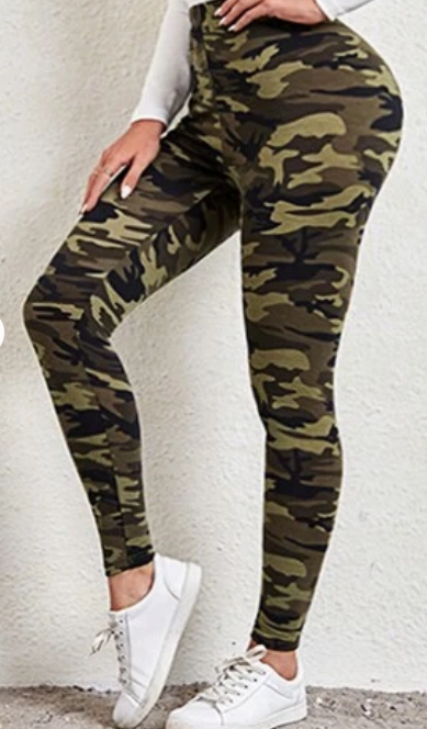 Camo Leggings Print XL 80% Polyamide 20% Spandex