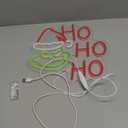 Christmas Hohoho Neon Sign for Wall Decor Dimmable Christmas Neon Light for Men LED Light Up Sign Suitable for Living Room Clothing Store Man Cave Birthday Gift Size 12.4 * 11.8In(A007)