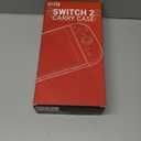 Orzly Case Compatible with Nintendo Switch 2 Protective Carry Case (2025 Model) with Screen Padding, Game Card microSD Pockets for Console and Accessories Screen Size 7.9" - Gift Boxed (Black)