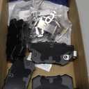 BOSCH BE537H Blue Ceramic Disc Brake Pad Set With Hardware - Compatible With Select Acura CL, CSX, ILX, RSX, TL, TSX, Vigor; Honda Accord, Civic, CR-Z, Prelude, S2000; Suzuki Kizashi, SX4; REAR