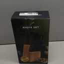 Knife Set, 14-Piece Kitchen Knife Set, German High Carbon Stainless Steel, Durable Knife Block, Black