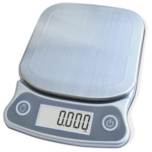 Eat Smart ESKS-10 Precision Elite Digital Kitchen Scale - 15 lb. Capacity, UltraBright Display and Stainless Steel Platform (Silver)