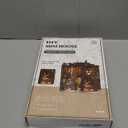 3DVASE Book Nooks for Adults, DIY Miniature Dollhouse Book Nook Kit, Model Kits Craft Kits for Adults, 3D Wooden Puzzle Book Nook Craft Bookshelf Decor, Adult Craft Kits Gift with Led Light