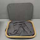 LONBET Laundry Basket with Lid, Made from Breathable Fabric | Aesthetic Clothes Hampers for Laundry with Side Handles & Sturdy Bamboo Frame (26 Gallons - Single, Gray)