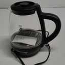 Chefman 1.7-Liter Electric Tea Kettle w/ Borosilicate Glass and Automatic Shutoff - Black