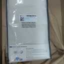 100% Blackout Shield Linen Blackout Curtains for Bedroom 84 Inches Long, Back Tab/Rod Pocket Living Room Drapes, Thermal Insulated Blackout Curtains 2 Panels Set, 50" W x 84" L, Cream