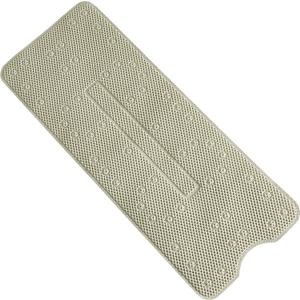 Soft Bathtub Mat Non Slip: Memory Foam Shower Mat with Suction Cups for Bathroom Inside Tub 40X16Inch (Taupe) (16X40")