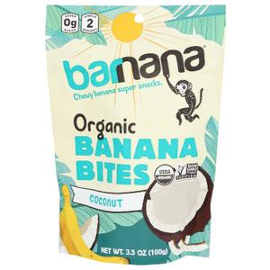 BARNANA Organic Coconut Banana Bites, 3.5 OZ, EXP 03/17/2026
