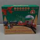 BainGesk Train Set, Christmas Train Set with Steam, Light and Sounds, Train Sets for Under Christmas Tree, Electric Train Toys for 3 4 5 6 7 8 Year Old Kids, Ideas Boys & Girls Christmas Gifts